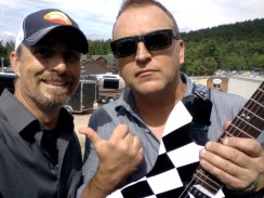 Paul Colman borrows my guitar #stillfriendstho